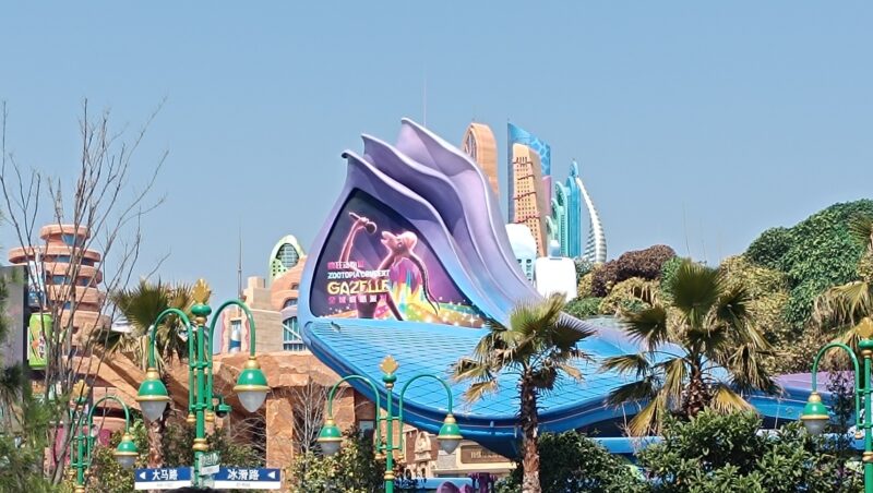 上海ディズニーズートピアガゼルのコンサート会場